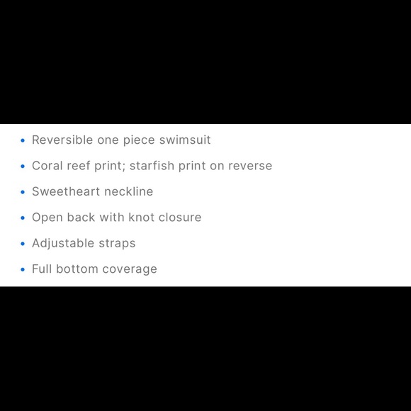 🪸🐠 BNWT Vera Bradley Reversible Swimsuit 🩱 Shore Thing 🐠🪸 - Picture 11 of 12